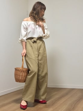 ❁ a i  ❁さん（レディース・158cm）の春コーディネート