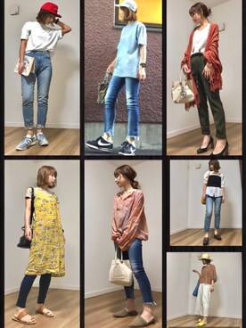 ❁ a i  ❁さん（レディース・158cm）の夏コーディネート