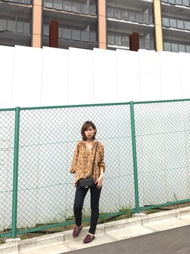 「アイテム（ピアス（両耳用））」を使った、❁ a i  ❁さん（レディース・158cm・30代）の秋コーディネート
