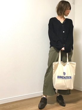 「ラメニット」｜「アイテム（デニムジャケット）」を使った、❁ a i  ❁さん（レディース・158cm）の秋コーディネート