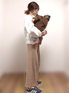 「アイテム（ブルゾン）」を使った、❁ a i  ❁さん（レディース・158cm・30代）の秋コーディネート