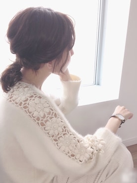 「時計」｜「アイテム（その他）」を使った、❁ a i  ❁さん（レディース・158cm）の秋コーディネート