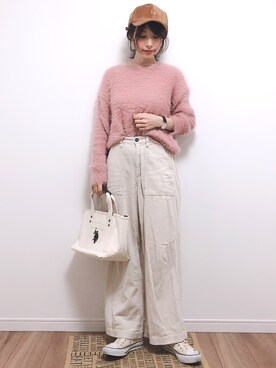 「アイテム（ブルゾン）」を使った、❁ a i  ❁さん（レディース・158cm・30代）の冬コーディネート