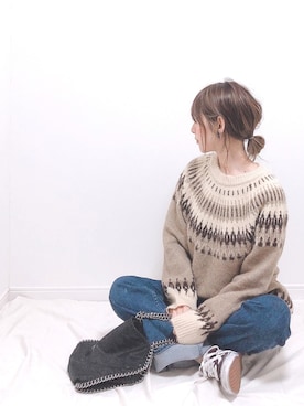 「ヤヌーク」｜❁ a i  ❁さん（レディース・158cm）の冬コーディネート