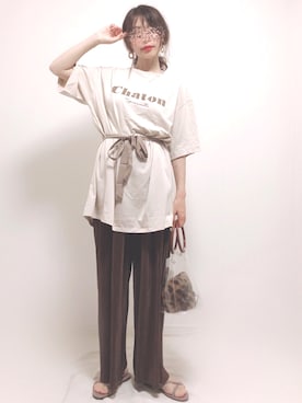 ❁ a i  ❁さん（レディース・158cm）の夏コーディネート