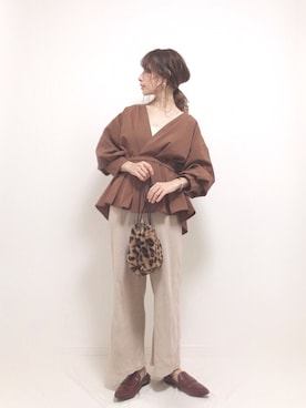 ❁ a i  ❁さん（レディース・158cm）の秋コーディネート