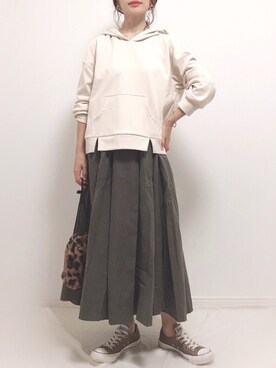 「Leja（レジャ）のアイテム（トップス）」を使った、❁ a i  ❁さん（レディース・158cm）の秋コーディネート