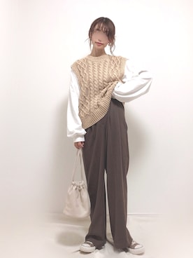 ❁ a i  ❁さん（レディース・158cm）の秋コーディネート