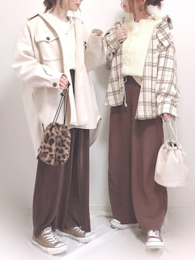 ❁ a i ❁さん(レディース・158cm)の秋コーディネート