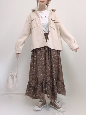 ❁ a i  ❁さん（レディース・158cm）の秋コーディネート