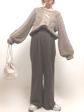 ❁ a i  ❁さん（レディース・158cm）の秋コーディネート