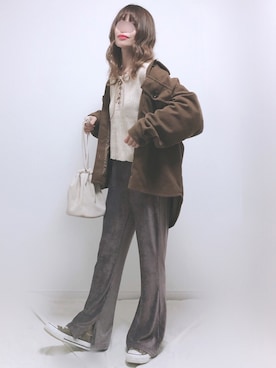 ❁ a i  ❁さん（レディース・158cm）の秋コーディネート