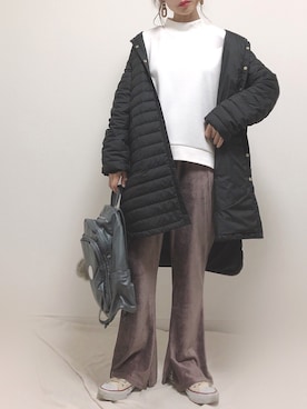 「CONVERSE（コンバース）のconverse（コンバース） ALL STAR OX（オールスターOX）（スニーカー）」を使った、❁ a i  ❁さん（レディース・158cm）の冬コーディネート