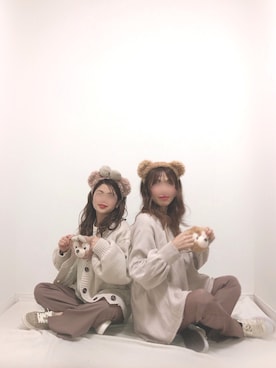 「CONVERSE（コンバース）のconverse（コンバース） ALL STAR OX（オールスターOX）（スニーカー）」を使った、❁ a i  ❁さん（レディース・158cm）の冬コーディネート