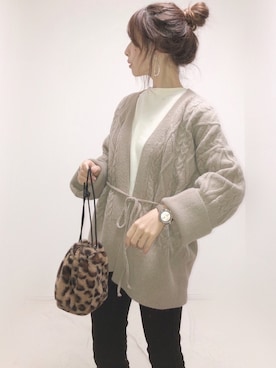「CLEA（クレア）のアイテム（バレエシューズ）」を使った、❁ a i  ❁さん（レディース・158cm）の冬コーディネート