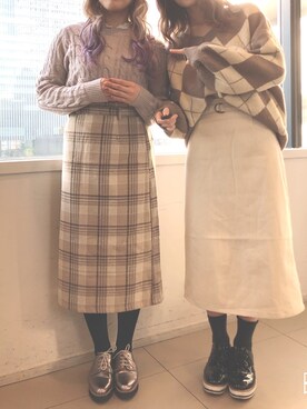 ❁ a i ❁さん(レディース・158cm)の冬コーディネート