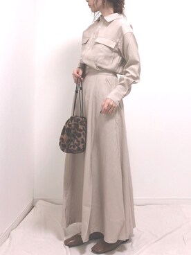 「CLEA（クレア）のアイテム（バレエシューズ）」を使った、❁ a i  ❁さん（レディース・158cm）の春コーディネート