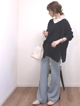 「FREAK'S STORE（フリークスストア）のアイテム（リング）」を使った、❁ a i  ❁さん（レディース・158cm）の春コーディネート