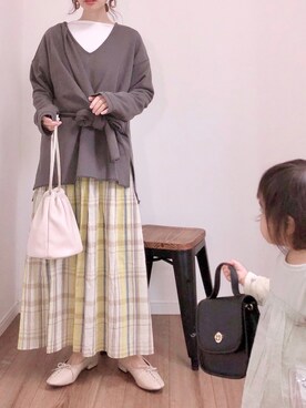 ❁ a i  ❁さん（レディース・158cm）の春コーディネート
