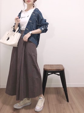 ❁ a i  ❁さん（レディース・158cm）の春コーディネート