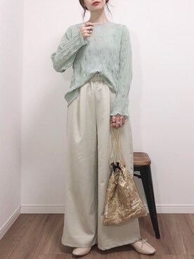 「FREAK'S STORE（フリークスストア）のアイテム（リング）」を使った、❁ a i  ❁さん（レディース・158cm）の春コーディネート