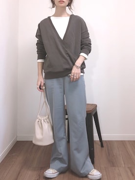 「FREAK'S STORE（フリークスストア）のアイテム（リング）」を使った、❁ a i  ❁さん（レディース・158cm）の春コーディネート