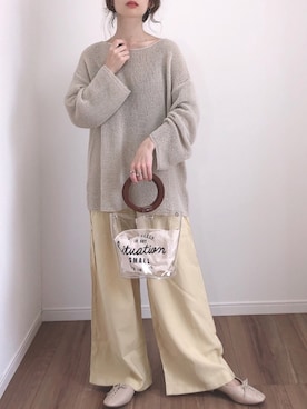 「FREAK'S STORE（フリークスストア）のアイテム（リング）」を使った、❁ a i  ❁さん（レディース・158cm）の春コーディネート