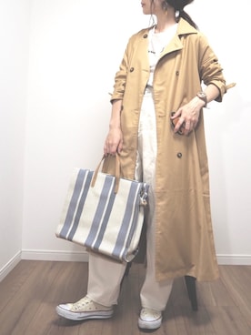 「FURLA（フルラ）の【FURLA】フルラ METROPOLIS 38mm ウォッチ（アナログ腕時計）」を使った、❁ a i  ❁さん（レディース・158cm）の春コーディネート