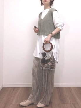 「FREAK'S STORE（フリークスストア）のアイテム（リング）」を使った、❁ a i  ❁さん（レディース・158cm）の春コーディネート