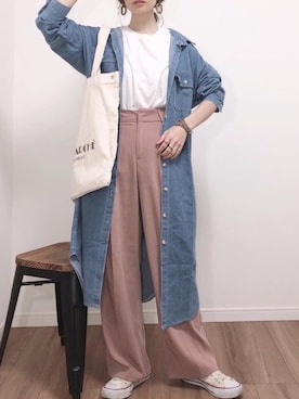 ❁ a i  ❁さん（レディース・158cm）の春コーディネート