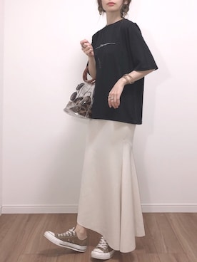 「FREAK'S STORE（フリークスストア）のアイテム（リング）」を使った、❁ a i  ❁さん（レディース・158cm）の春コーディネート