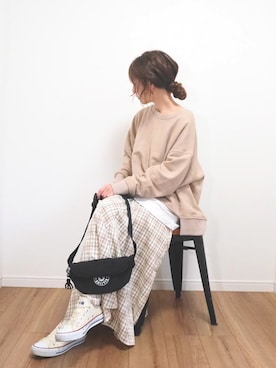 ❁ a i  ❁さん（レディース・158cm）の春コーディネート