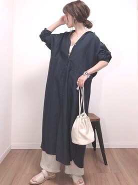 「FREAK'S STORE（フリークスストア）のアイテム（リング）」を使った、❁ a i  ❁さん（レディース・158cm）の春コーディネート