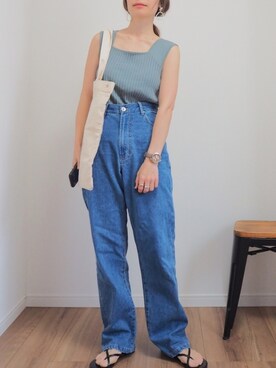 「FURLA（フルラ）の【FURLA】フルラ METROPOLIS 38mm ウォッチ（アナログ腕時計）」を使った、❁ a i  ❁さん（レディース・158cm）の春コーディネート