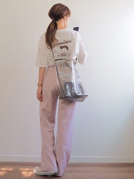 「CONVERSE（コンバース）のconverse（コンバース） ALL STAR OX（オールスターOX）（スニーカー）」を使った、❁ a i  ❁さん（レディース・158cm）の夏コーディネート