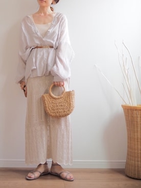 ❁ a i  ❁さん（レディース・158cm）の夏コーディネート