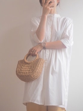 「CLEA（クレア）のアイテム（リング）」を使った、❁ a i  ❁さん（レディース・158cm）の夏コーディネート