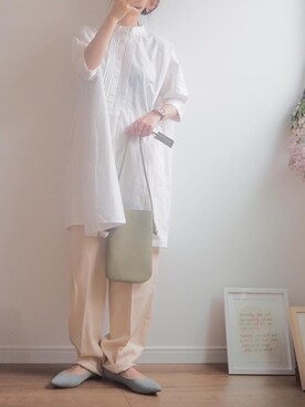 「FURLA（フルラ）の【FURLA】フルラ METROPOLIS 38mm ウォッチ（アナログ腕時計）」を使った、❁ a i  ❁さん（レディース・158cm）の夏コーディネート