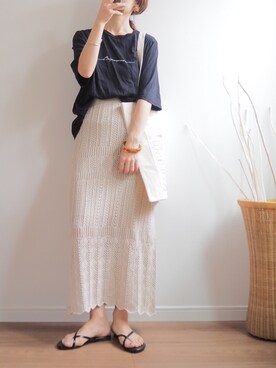 ❁ a i  ❁さん（レディース・158cm）の夏コーディネート