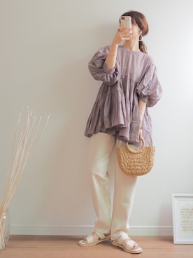 ❁ a i  ❁さん（レディース・158cm）の夏コーディネート