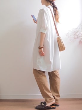 「CLEA（クレア）のアイテム（財布/小物）」を使った、❁ a i  ❁さん（レディース・158cm）の夏コーディネート