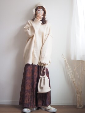 ❁ a i  ❁さん（レディース・158cm）の冬コーディネート