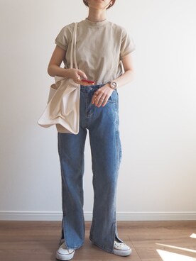 「Taaii（ターイ）のアイテム」を使った、❁ a i  ❁さん（レディース・158cm）の春コーディネート