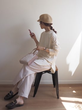 「Taaii（ターイ）のアイテム」を使った、❁ a i  ❁さん（レディース・158cm）の春コーディネート