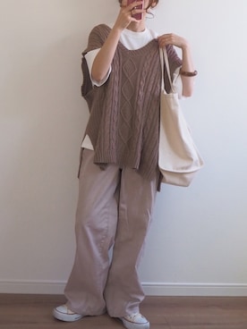 ❁ a i  ❁さん（レディース・158cm）の春コーディネート