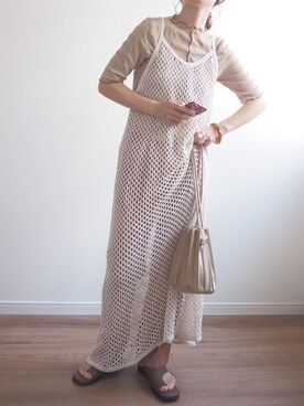 「coen by SIZU（コーエンバイシズ）のアイテム」を使った、❁ a i  ❁さん（レディース・158cm）の夏コーディネート