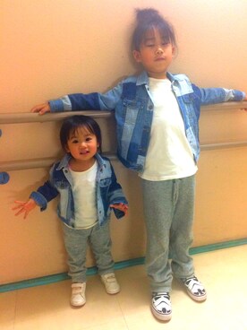 すぅくぅさん（キッズ・120cm）の春コーディネート