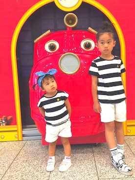 すぅくぅさん（キッズ・121cm）の夏コーディネート