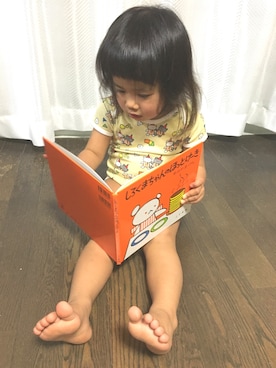 「しろくまちゃん」｜すぅくぅさん（キッズ・90cm）の春コーディネート