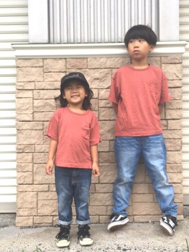 すぅくぅさん（キッズ・128cm）の秋コーディネート